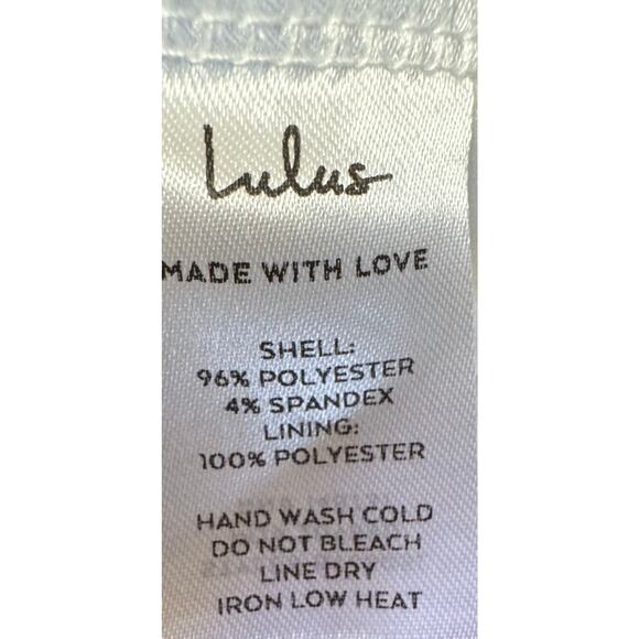 Lulus White Strapless Deep V Bodysuit – Size Small - Picture 8 of 8